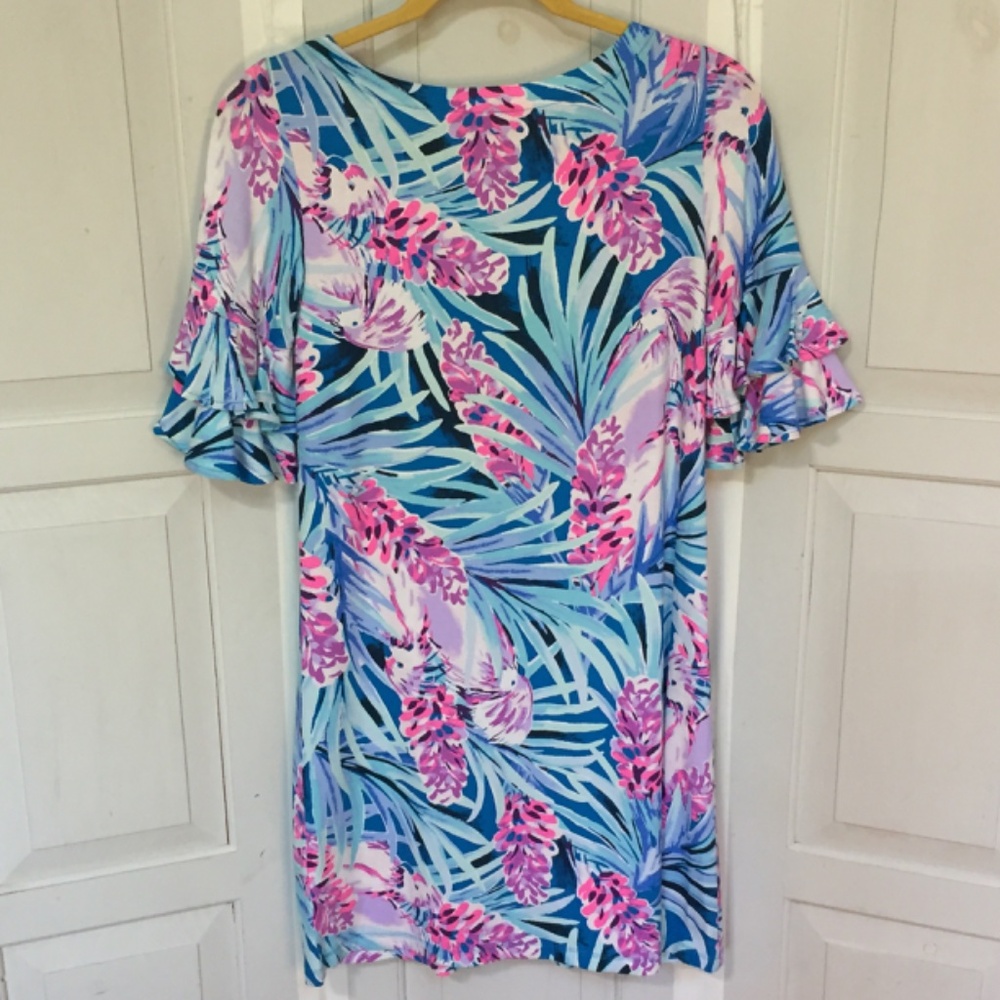 Lilly Pulitzer Blue and Pink Mini Dress - Picture 12 of 15
